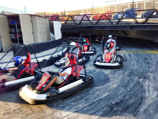 42MPH Euro Karts racing on the Super Track